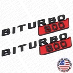 2X Mercedes Brabus Biturbo 800 Fender Nameplate Badge Marker Emblem Matte Black. Fixed Price $44.99.