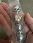 New Chrome Hot Rod Custom Car Skull Red Eyes Valve Stem Cover Set Of 4. Fixed Price $16.95.