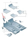 New Audi A6 4A C8 Footrest Cover Lhd 4K1864777B1LX No Import Duties To. Fixed Price $25.17.