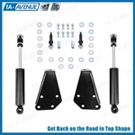 Front Shocks & Relocation Kit Bolt Upper Brackets P19 For 1958-70 Impala. Fixed Price $168.99.