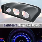 52MM Triple Dashboard Gauge Holder Meter Mount Bracket Carbon Fiber Pattern. Fixed Price $45.49.
