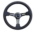 Nrg RST-018SA Reinforced Steering Wheel 350MM/3IN. Deep Black Leather W/alca. Fixed Price $224.95.