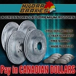 Fits 2013 2014 Ford Mustang Gt Drilled Brake Rotors Ceramic Slv. Fixed Price $344.88.