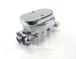 Gm Aluminum Brake Master Cylinder 1-1/8'' 2 Port Smooth Top Chrome B10006. Fixed Price $92.40.