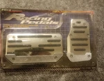 New Vintage Pilot Racing Pedals Chrome Plated Automatic Transmission Performance. Fixed Price $13.00.
