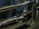 Pair Vw Volkswagen Bug Oval Split Window Fog Lights Front Bumper Mount Bracket. Fixed Price $148.00.