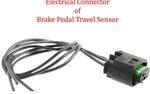 Connector Of Brake Pedal Travel Sensor Fits: Chrysler 300 Charger Magnum Volvo. Fixed Price $20.69.