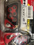 New Carfu Non Slip Pedals. Color Red. Fixed Price $10.00.