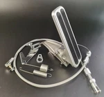 Billet Aluminum Floor Mount Throttle Pedal Kit W/ Braided Cable & Return Spring. Fixed Price $83.59.