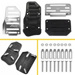 Silver Universal Car Pedal Brake Non-slip Cover Accelerator Foot Pad. Fixed Price $12.34.