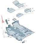New Audi Q5 Fy Footrest Cover Genuine. Fixed Price $40.87.