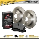 Rear Oe Brake Pads And Rotors Kit For 1996 1997 Volkswagen Eurovan. Fixed Price $149.69.