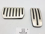 12-20 Oem Tesla Model Steel Foot Brake Gas Accelerator Pedal Pad Cover. Fixed Price $75.00.