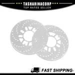 Piece Of 2 Aluminum Alloy Disc Brake Rotor Cover Silver Tone Fit For Truck Car. Fixed Price $17.49.