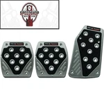 Pilot Automotive PM-211SZ Silver With Black Insert Pedal Set 3 Pieces. Fixed Price $11.95.