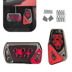 Flygun Car Transmission Brake Pedal Cover, 2.55IN X 5.11IN Pcs, Red. Fixed Price $19.16.