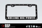 Rbp License Plate Frame Black Powder Cadillac Escalate Srx Ford F150 F250 F350. Fixed Price $24.95.