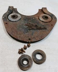 1954 Nash Statesman Brake/ Clutch Pedal Floor Cover Plate. Fixed Price $30.00.