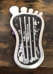 Vintage Cal-custom Big Foot Gas Pedal Chrome Black Hot Rod 60'S 70'S Rat. Fixed Price $19.99.