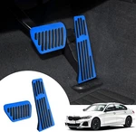 Matte Blue Aluminum Brake Gas Foot Pedal Pads Set Fits 16-20 X3 X4 F25 F26 G01. Fixed Price $45.00.