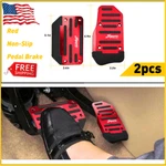 Red Break Foot Pads Non-slip Automatic Gas Brake Pedal Cover Car Parts. Fixed Price $11.99.