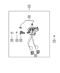 Genuine Mopar Non Adjustable Pedal Assembly 4581660AC. Fixed Price $291.20.