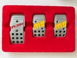 3PCS/SET Momo R3000 Silver Mt Car Aluminum Non Slip Gas Brake Pedal Replacements. Fixed Price $9.87.