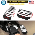 Silver Universal Car Pedal Brake Non-slip Cover Accelerator Pad Foot. Fixed Price $12.34.