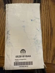 Genuine Mopar Serpentine Belt 05281816AA 2019-2024 Ram 2500 3500 Oem New. Fixed Price $49.99.