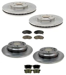 Fits For 1999-2001 Acura 3.5RL Front And Rear Brake Rotors & Pads. Fixed Price $284.00.