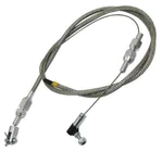 24" Stainless Steel Braided Throttle Cable Kit Sb Chevy Hot Rod Rat. Fixed Price $26.35.