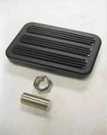 Extra Large Street Rod Black Brake Pedal Foot Pad Chevy Ford Xl 3 Rubber Inserts. Fixed Price $27.25.