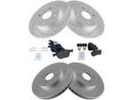 Trq 16JV43W Front And Rear Brake Pad Rotor Kit Fits 2002-2004 Ford Focus Svt. Fixed Price $180.69.