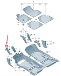 New Volkswagen T-roc A11 Footrest Bracket Lhd 5QB864776 No Import Duties To. Fixed Price $28.71.