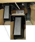 1997-2013 C5-C6 Corvette Aluminum Dead Pedal Cover Lh Floorboard. Fixed Price $34.95.