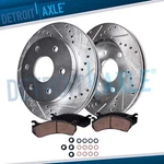 Front Drilled Rotors + Brake Pads For Chevy Blazer K1500 K2500 Youkon Escalade. Fixed Price $106.83.