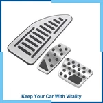 Pack (1) Footrest Accelerator Gas Brake Pedal Pads Cover Kit For Jeep Compass. Fixed Price $26.87.