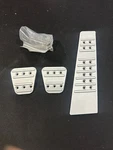 Sportec Silver Aluminum 3PC Pedal Set Fits Porsche 996/997/986/987/981/718/991. Fixed Price $124.95.