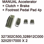 New Oem Manual Accel Clutch Brake Footrest Pedal Pad 4P For Hyundai Tiburon. Fixed Price $49.98.