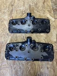 Pair Of Ford Flat Cast Iron Cylinder Heads 52-6050-C 60HP 1937-1940. Fixed Price $150.00.