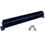 18" Blue Finned Aluminum Double Pass Transmission Cooler - Dual Line Un.... Fixed Price $82.90.