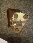 1978-87 Monte Carlo Gas Accelerator Pedal Pivot Mount Steel Backing Plate 61473. Fixed Price $20.00.