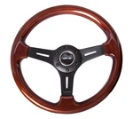 Nrg Classic Wood Grain Steering Wheel (330MM) W/matte Blk 3-SPOKE Center. Fixed Price $176.00.