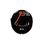 Scott Drake Gauge Oil Pressure Black Face Orange Pointer Ford Each. Fixed Price $114.94.