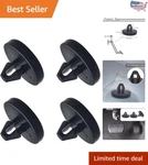4-PIECE Black Brake Pedal Pad & Light Switch Stopper Set For Ultimate Control. Fixed Price $8.98.