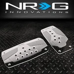 Nrg PDL-450SL Aluminum Foot Pedal Pad Cover Plates Set W/carbon Fiber Trim. Fixed Price $28.00.