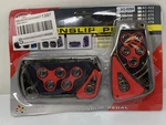 Carfu Nonslip Automotive Pedals Black And Red Universal Fit Easy Installation. Fixed Price $13.00.