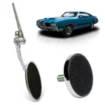 Oldsmobile Chrome Firewall Throttle Gas Pedal, Brake Pad Muscle Car 442 Cutlass. Fixed Price $159.95.