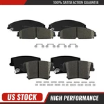Front + Rear Ceramic Brake Pads For Dodge Chrysler 300 Charger Challenger Magnum. Fixed Price $42.59.