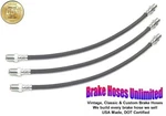 Brake Hose Set Plymouth Model Pa - Rumble Seat Coupe 1931 1932. Fixed Price $74.99.